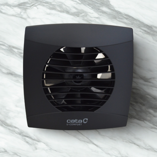 Wentylator łazienkowy czarny CATA UC12 Standard Black  fi120mm