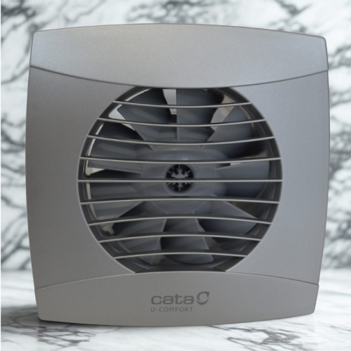 Wentylator łazienkowy srebrny CATA UC10 Timer Silver
