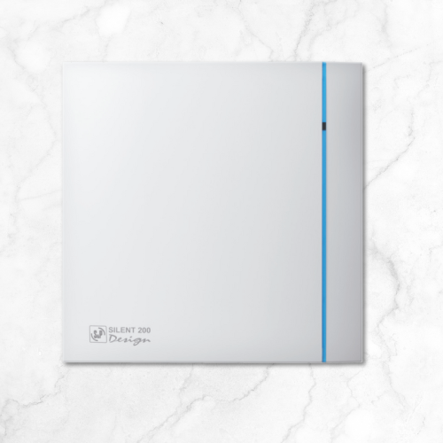 Wentylator łazienkowy Silent Design 200CHZ Czujnik wilgoci i Timer