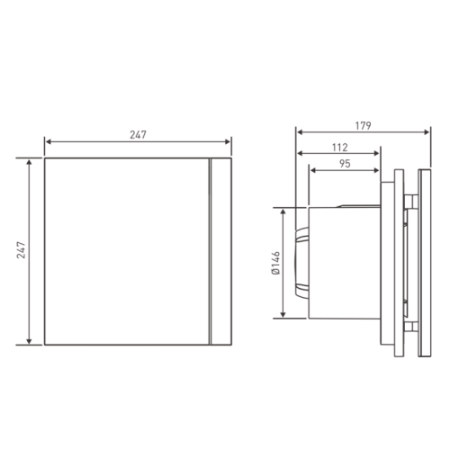 Wentylator łazienkowy Silent Design 300CZ PLUS Standard