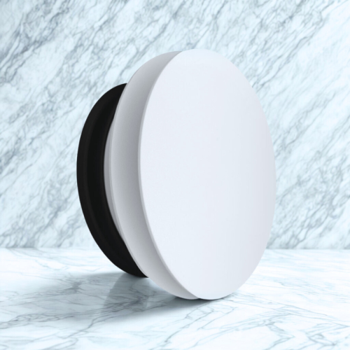 Biały anemostat fi100mm panelowy płaski VPS-100B Lindab