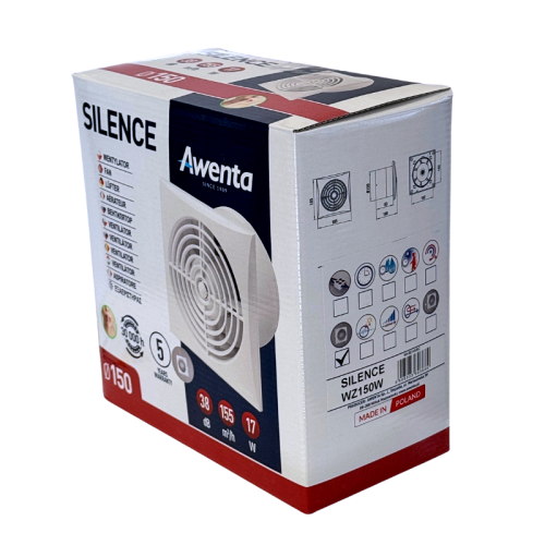 Wentylator łazienkowy SILENCE WZ 150W wył. sznureczkowy standard 