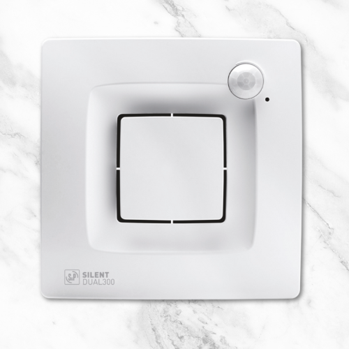 Wentylator Silent Dual 300 czujnik ruchu i czujnik wilgoci