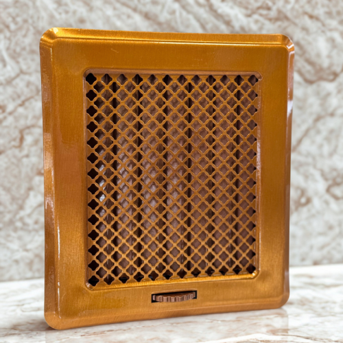 Kratka wentylacyjna miedź 14 x 16,5cm żaluzja kz2 Darco