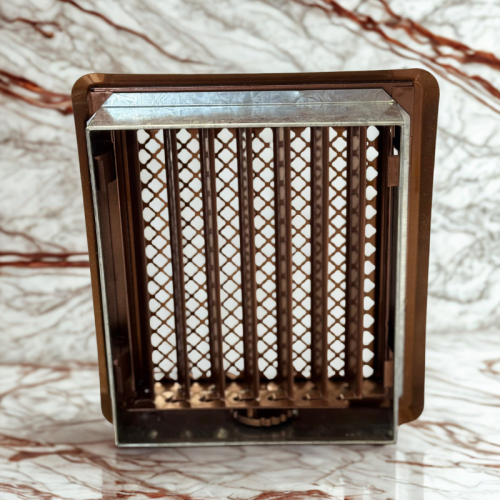 Kratka wentylacyjna miedź 14 x 16,5cm żaluzja kz2 Darco