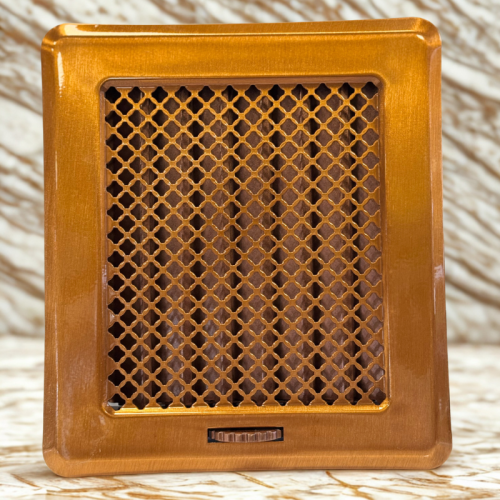 Kratka wentylacyjna miedź 14 x 16,5cm żaluzja kz2 Darco