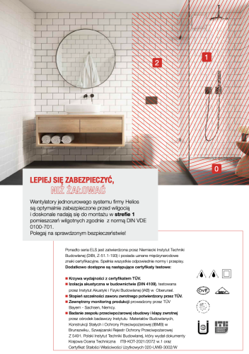 Wentylator Helios ELS NFC z silnikiem EC 40761