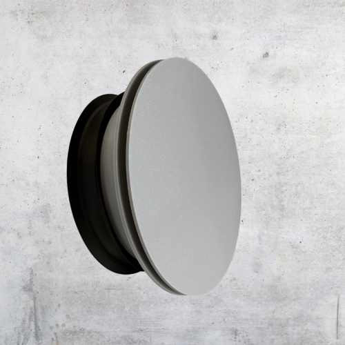 Szary anemostat fi100mm panelowy płaski VPS-100Sz Lindab