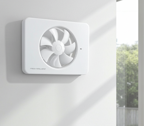 Cichy Wentylator łazienkowy Fresh Intellivent Biały