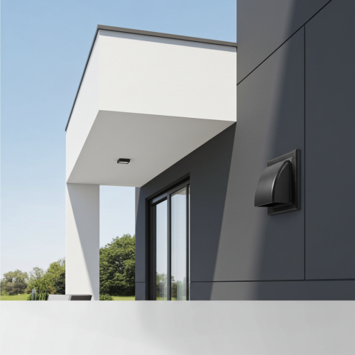 Kratka wentylacyjna wywiewna fi150mm grafitowa z zaworem