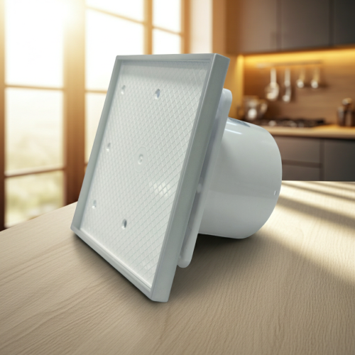 Wentylator łazienkowy 100 standard + Panel do płytek
