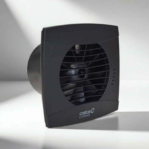 Wentylator łazienkowy CATA UC12 Hygro Czarny