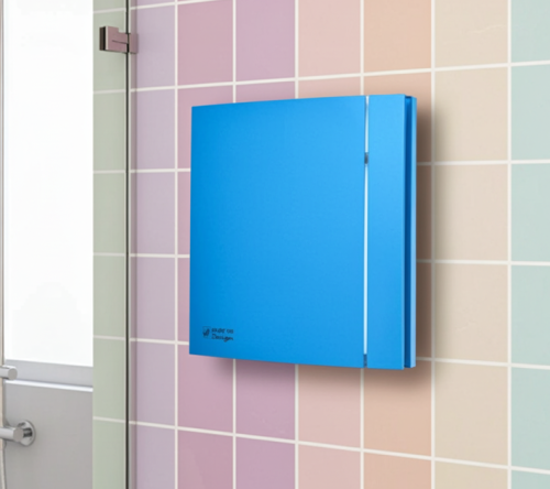 Wentylator łazienkowy Silent Design niebieski 100CZ