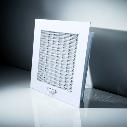 Kratka wentylacyjna biała 14 x 16,5cm żaluzja kz2