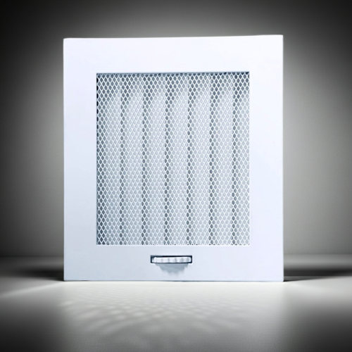 Kratka wentylacyjna biała 14 x 16,5cm żaluzja kz2