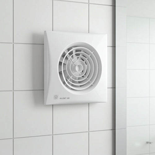 Wentylator łazienkowy Silent 100CHZ Czujnik wilgoci i Timer