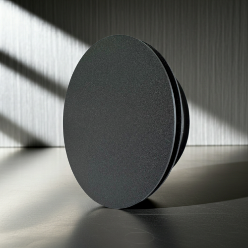 Czarny anemostat fi125mm panelowy płaski VPS-125C Lindab