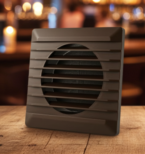 Kratka wentylacyjna Marley fi100 brąz 14x14 59662