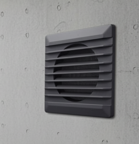 Kratka wentylacyjna Marley fi100 antracyt 14x14 59648