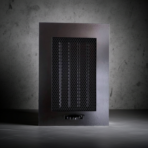 Kratka wentylacyjna czarna żaluzja 10,5 x 16,5cm