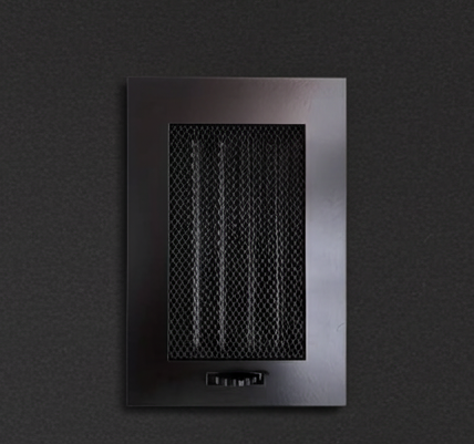 Kratka wentylacyjna czarna żaluzja 10,5 x 16,5cm