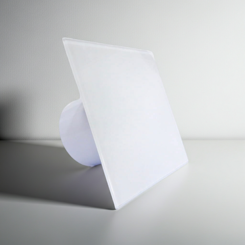 Wentylator łazienkowy dRim 100 Standard Szklany biały mat