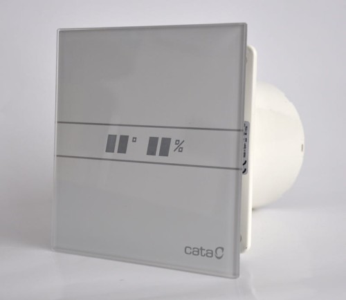 Wentylator łazienkowy Cata E150GTH Czujnik wilgoci + Timer Szklany