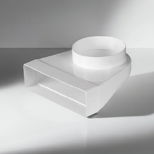 Kolano łącznikowe do kanału wentylacyjnego 204x60mm 90° fi125 Awenta