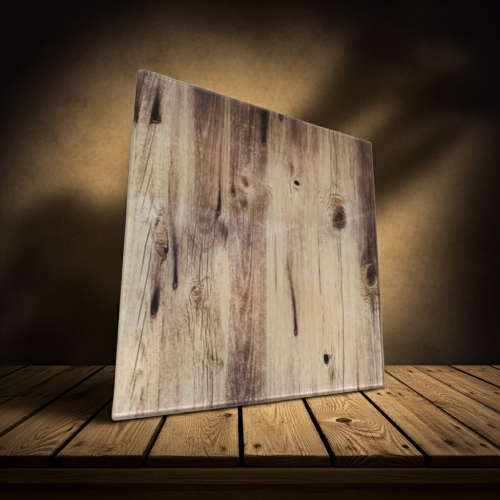 Kratka wentylacyjna szklana wzór drewno