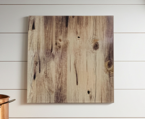 Kratka wentylacyjna szklana wzór drewno