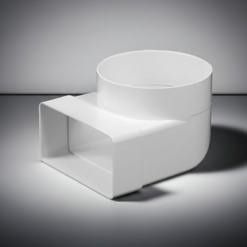 Kolano łącznikowe do kanału wentylacyjnego 110x55mm 90° fi100 Awenta