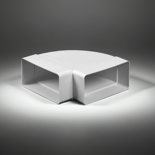 Kolano poziome do kanału wentylacyjnego 150x75mm 90° Awenta