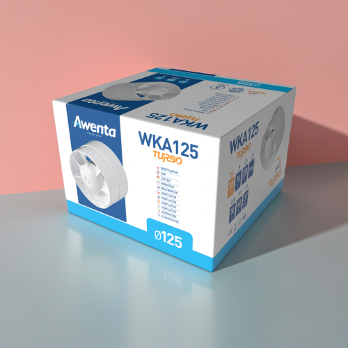 Wentylator kanałowy WKA 125T timer