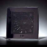 Czarny wentylator łazienkowy Punto Evo Black Gold 100 standard Vortice