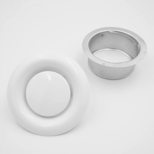 Anemostat wywiewny fi 160 EV biały