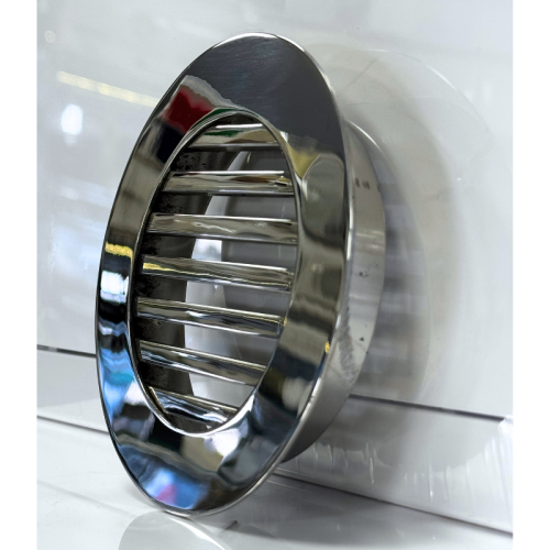 Kratka nierdzewna wentylacyjna okrągła pręty polerowana