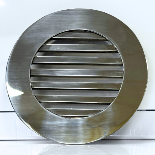 Kratka nierdzewna wentylacyjna okrągła pręty polerowana