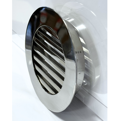 Kratka nierdzewna wentylacyjna okrągła pręty polerowana