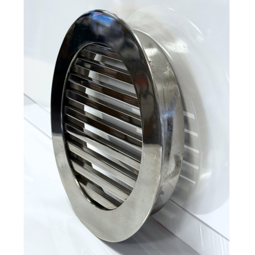 Kratka nierdzewna wentylacyjna okrągła pręty polerowana