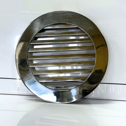 Kratka nierdzewna wentylacyjna okrągła pręty polerowana