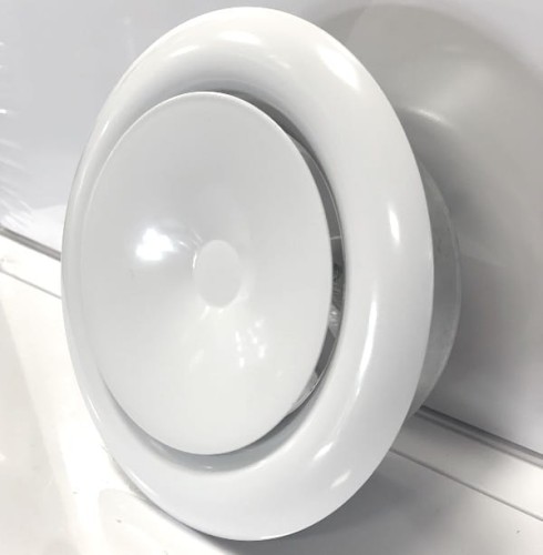 Anemostat nawiewny fi 200 SV biały