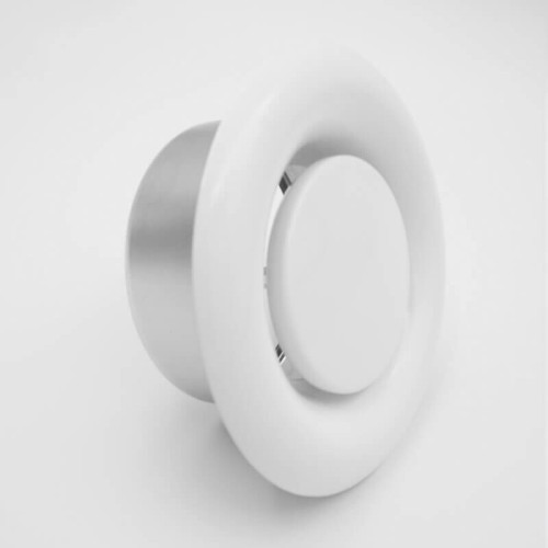 Anemostat wywiewny fi 200 EV biały