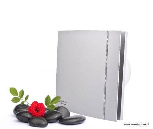 Wentylator łazienkowy Silent 100CZ Swarovski Silver