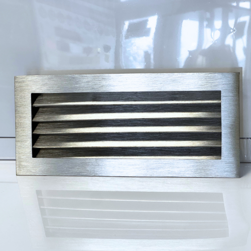 Kratka nierdzewna wentylacyjna płaskownik szlif do kanału 220x90mm