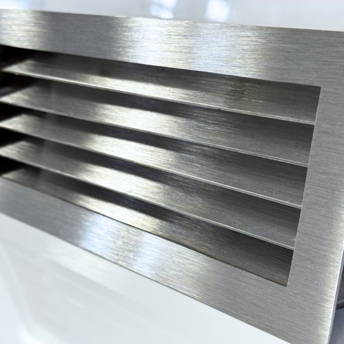 Kratka nierdzewna wentylacyjna płaskownik szlif do kanału 220x90mm