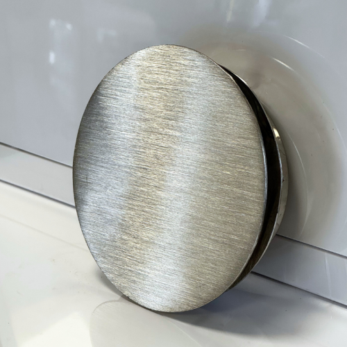 Kratka nierdzewna wentylacyjna okrągła fi100 osłonowa stal szlifowana