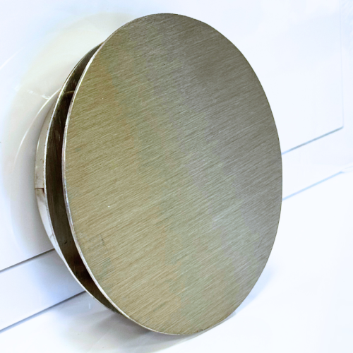 Kratka nierdzewna wentylacyjna okrągła fi100 osłonowa stal szlifowana