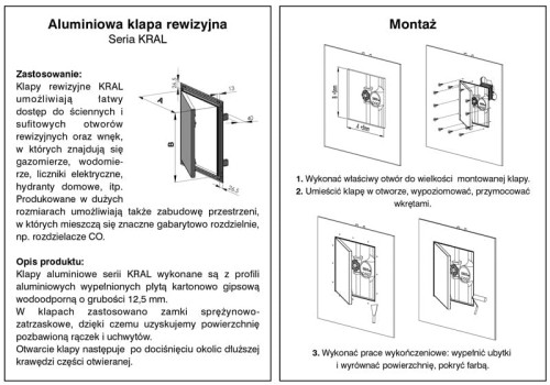 Rewizja do GK 40x40 KRAL12