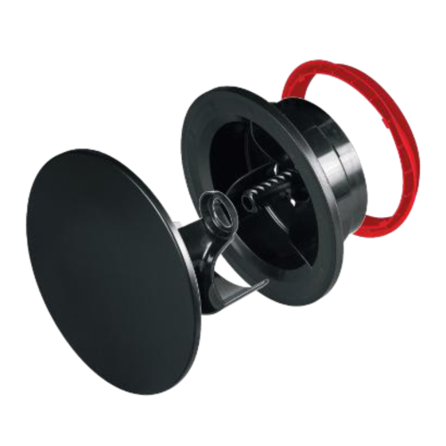 Czarny anemostat kierunkowy VAK160CZ Awenta