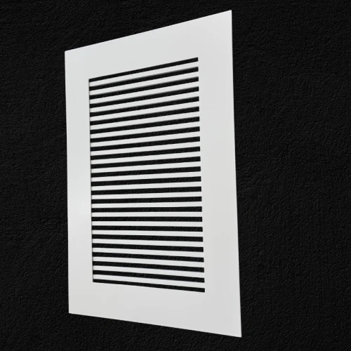 Kratka nierdzewna wentylacyjna 20x30,1cm pręty BIEL MAT